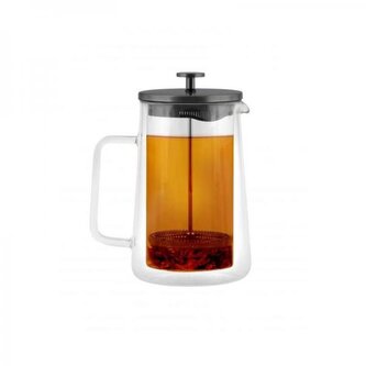 Vialli Design Konvice na čaj, kávu French Press dvoustěnná 1000ml, DIVA 9293