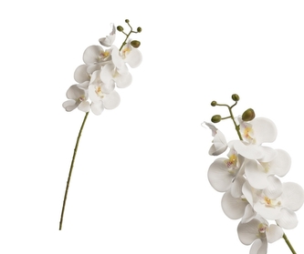 Umělá bílá orchidej 72 cm