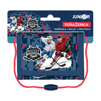 Dětská textilní peněženka JUNIOR S8 - hokejová