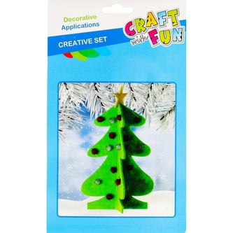 Zestaw kreatywny Choinka Boże Narodzenie CRAFT WITH FUN 480010