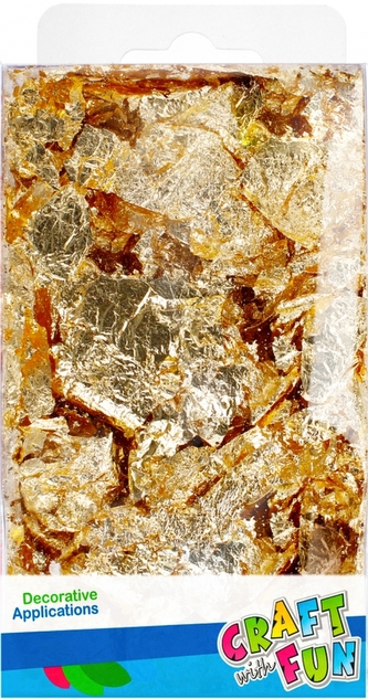 Ozdoba folia do złocenia Złota Boże Narodzenie CRAFT WITH FUN 501921