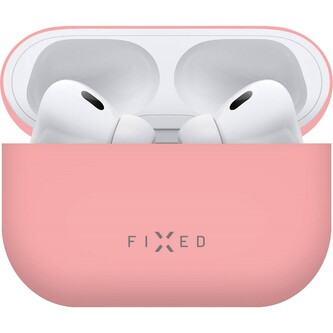 FIXED Silky silikonové pouzdro pro Apple AirPods Pro/Pro 2 růžové