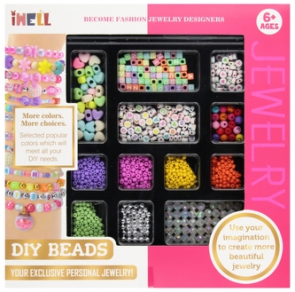 Zestaw koralików do nawlekania biżuteria MEGA CREATIVE 553193