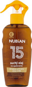 Nubian OF 15 Sprej suchý olej na opalování, 200 ml