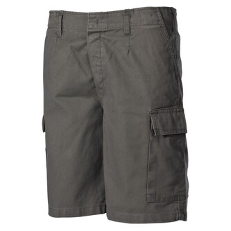 Kraťasy MFH Moleskin Bermuda Washed - olivové, XL