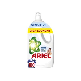 Ariel Sensitive prací gel 100 praní, 4,5 l