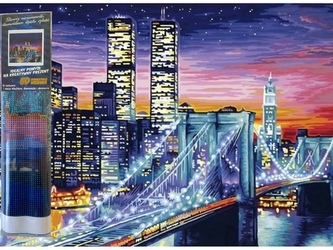 Diamantový obrázek Manhattan 30 x 40 cm