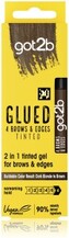 got2b Glued Brows & Edges Tinted barevný gel na obočí a "baby" vlásky 2 v 1 Hnědý 16ml