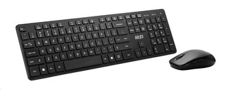 MSI set klávesnice a myši COMBO PRO, bezdrátová, CZ/SK lokalizace