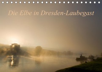 Die Elbe in Dresden-Laubegast (Tischkalender 2021 DIN A5 quer)