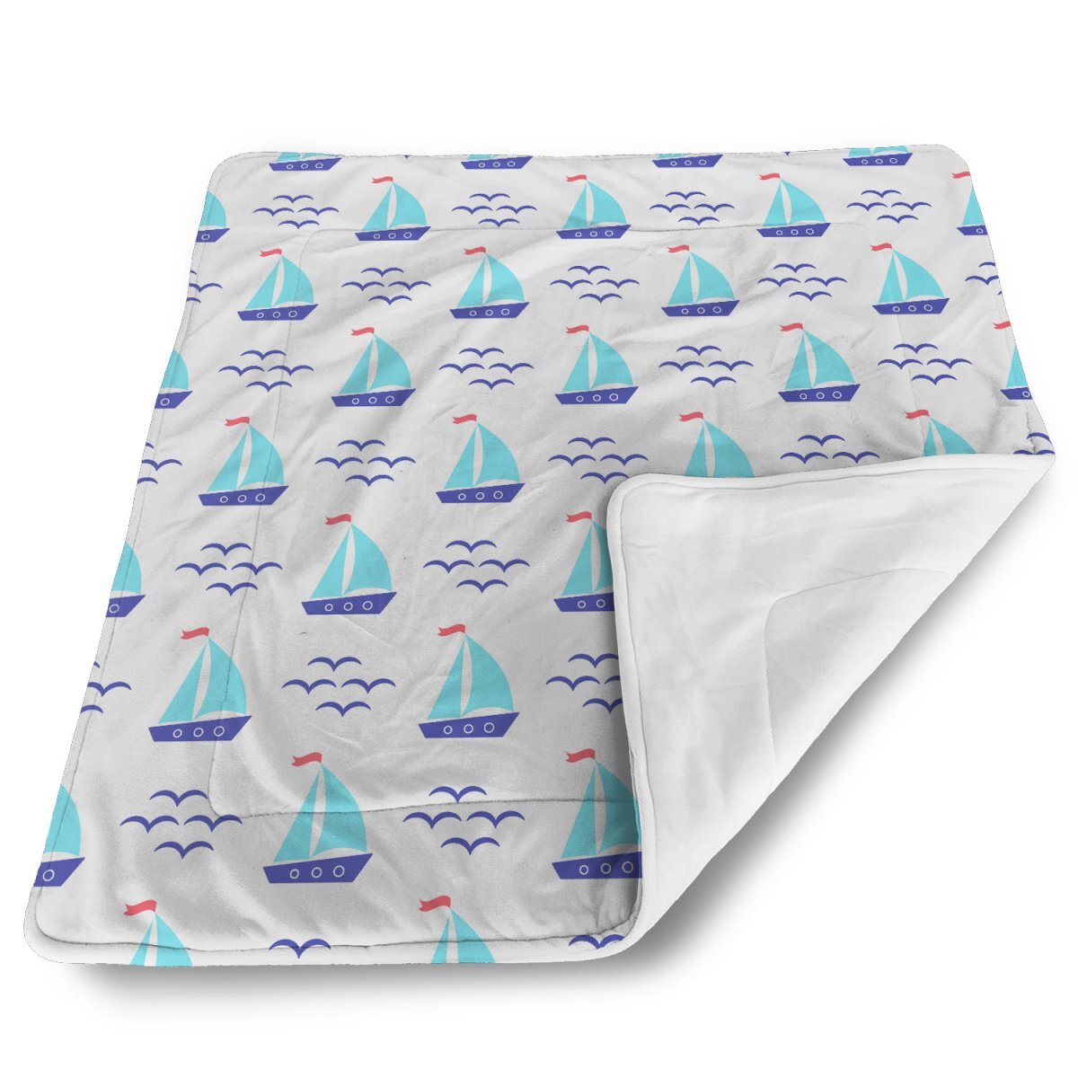 Deka pro miminko Modré lodičky: 80x100 cm