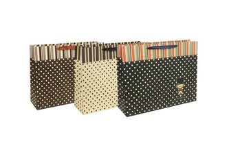 Torebka płaska mała Groszki