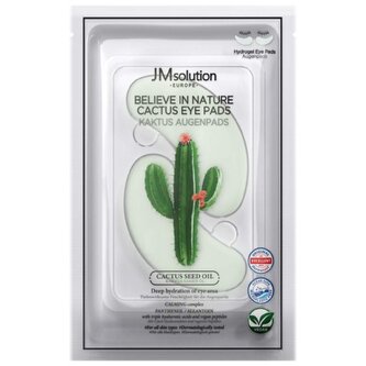 JM Solution Korejská hydrogelová maska pod oči, kaktus, 1 pár