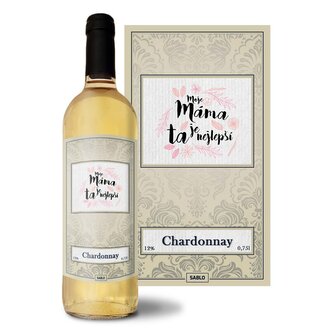 Bílé víno Moje máma je ta nejlepší: 0,75 l