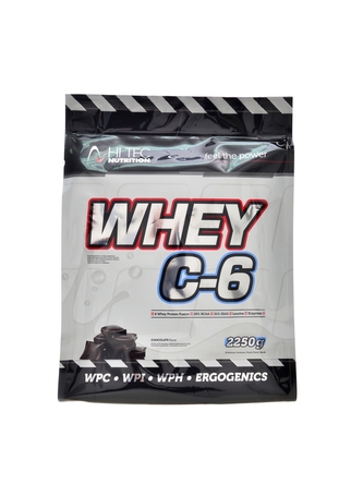 HiTec Nutrition - Whey C6 CFM 100% whey 2250 g - marcipán