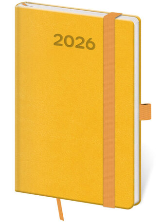 Kapesní diář Print Pop žlutý