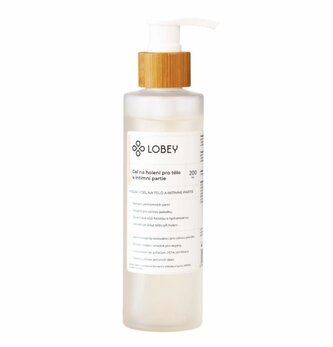 LOBEY Gel na holení pro tělo a intimní partie, 200 ml