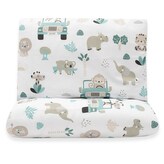 2-dílné ložní povlečení New Baby Safari II 90/120 cm mint
