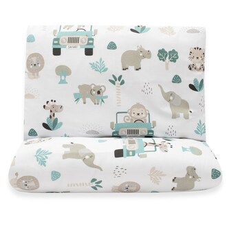 2-dílné ložní povlečení New Baby Safari II 90/120 cm mint