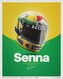 Umělecký tisk Ayrton Senna - Helmet - San Marino GP - 1988, 40 × 50 cm