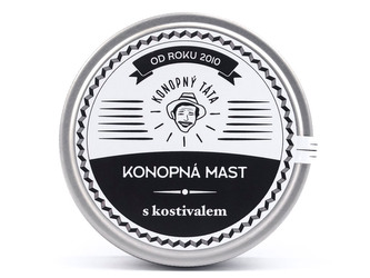 Konopný Táta Konopná mast s kostivalem, 200 ml