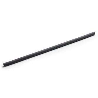 Přírodní minerální brčko EURO STRAWS Shakey 8x230mm, Charcoal Black, 160ks, jednotlivě baleny
