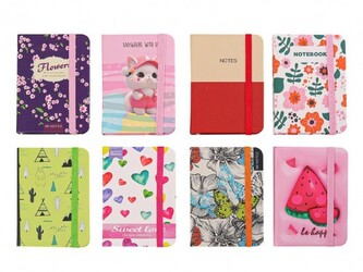 Blok s gumkou A7 80 listů mix č.7 linka