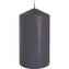 Svíčka válec 8 x 15 cm, šedá