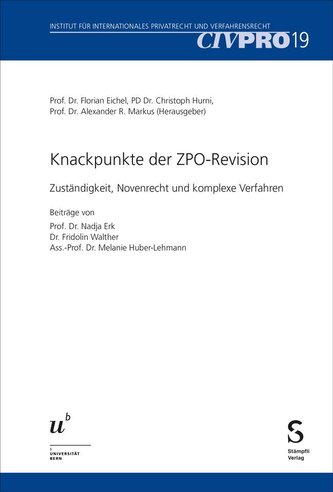 Knackpunkte der ZPO-Revision