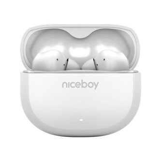 Sluchátka Niceboy Pins 4 Arctic White