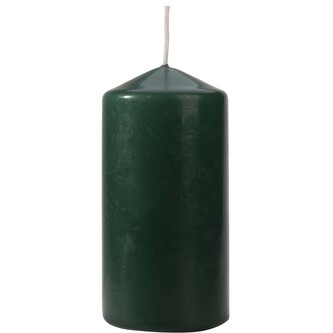 Svíčka válec 6 x 12 cm, zelená
