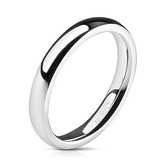 NSS1027-57 Ocelový prsten šíře 3 mm