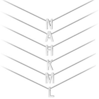 OPD0338-Q Ocelový náhrdelník PÍSMENO - iniciály - iniciála "Q"