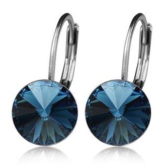 NBS08-MT Ocelové náušnice s krystaly Swarovski® MONTANA