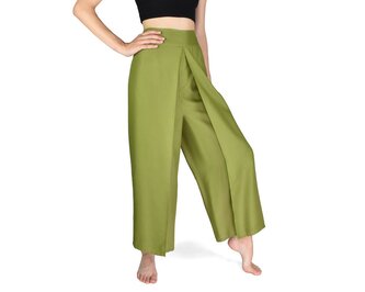 Kalhoty jóga open NUTCHA, zelené M/L