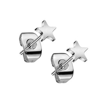 KM2025 Titanové náušnice hvězdičky