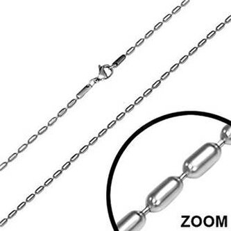 OPE1031-024-45 Ocelový řetízek oválkový
