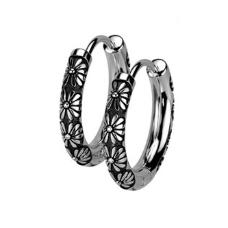 OPN1957-ST Ocelové náušnice - kruhy