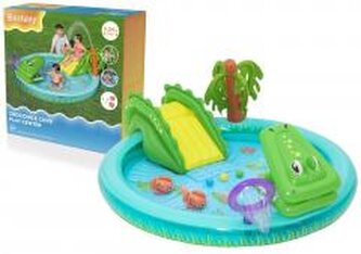 Dmuchany plan zabaw krokodyl 224x181x72cm