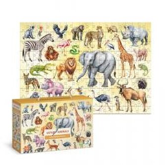 Puzzle 200 Montessori Safari animals