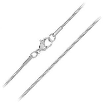 OPE1160-015-55 Ocelový řetízek - had tl. 1,5 mm