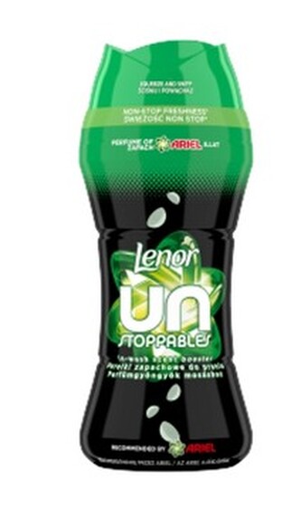 Lenor Unstoppables vonné perličky na praní Ariel 15 praní, 195 g
