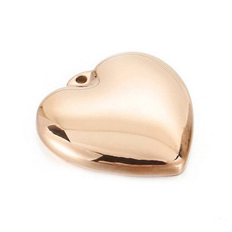 OK1434-RD Zlacený ocelový přívěšek srdíčko - srdce