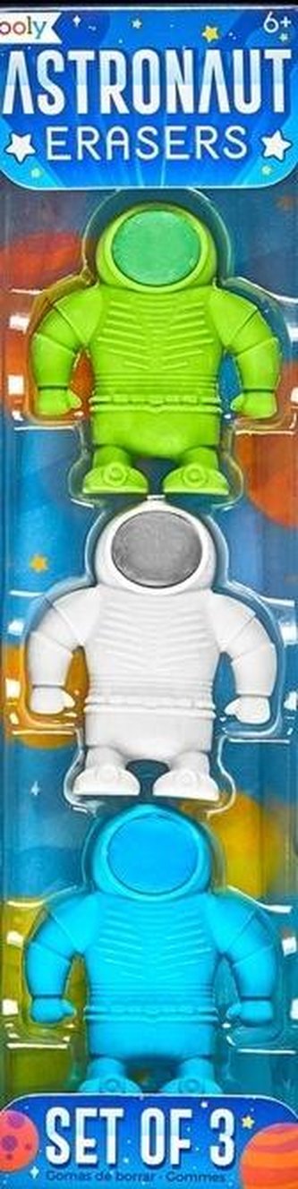 Gumki do ścierania Astronauci 3 sztuki