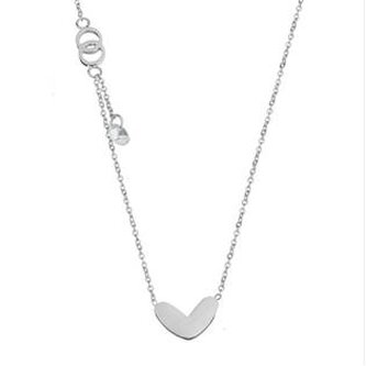 OPD0129 Ocelový náhrdelník se srdíčkem - srdce