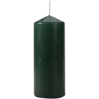 Svíčka válec 6 x 15 cm, zelená