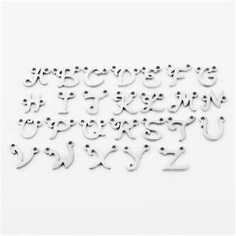 OK1390-R Ocelový přívěšek písmeno - iniciála - iniciála "R"