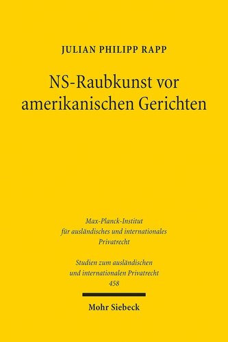 NS-Raubkunst vor amerikanischen Gerichten