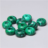 RD1011 Navlékací korálek Rondelle Malachit