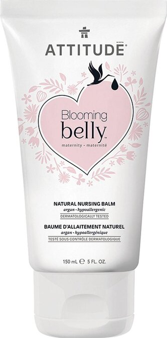 Přírodní krém na bradavky ATTITUDE Blooming Belly s arganem 150 ml